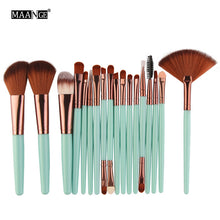 Load image into Gallery viewer, MAANGE 6/15/18Pcs Makeup Brushes Tool Set Cosmetic Powder Eye Shadow Foundation Blush Blending Beauty Make Up Brush Maquiagem