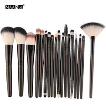Load image into Gallery viewer, MAANGE 6/15/18Pcs Makeup Brushes Tool Set Cosmetic Powder Eye Shadow Foundation Blush Blending Beauty Make Up Brush Maquiagem